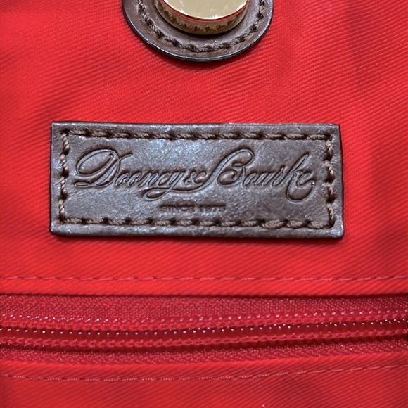 Dooney & Bourke 1975 Anniversary Monogram Coated Canvas and Leather Tote - Picture 10 of 15